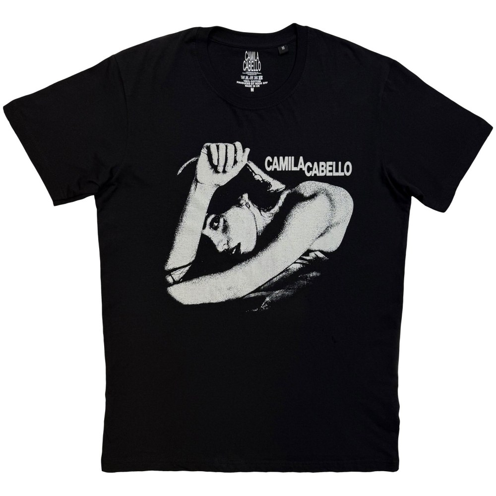 Camila Cabello - Logo & Pose Herren TShirt - Schwarz